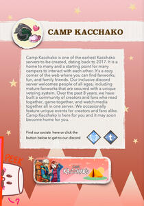 Camp Kacchako Promo Page ft in Kchk Summer Camp Zine