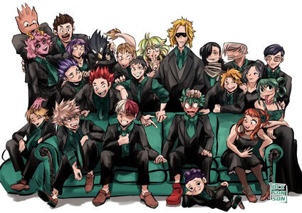 Class 1A Photo 10 Year Anniversary of BNHA
