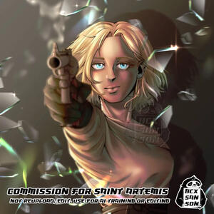 Commission for Saint Artmemis Resident Evil; Alyssa Ashcroft